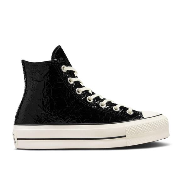 NWT Converse CTAS Lift Platform High Women's Shoes, Black/Egret/Black, Size 7 - Picture 1 of 1